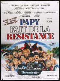 8y911 PAPY FAIT DE LA RESISTANCE French 1p '83 Gramps is in the Resistance, Jacques Servais art!