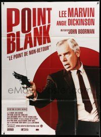 8y917 POINT BLANK French 1p R11 great image of Lee Marvin with gun, John Boorman film noir!