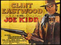 8y014 JOE KIDD French 8p '72 best art of Clint Eastwood with beer & shotgun by Jean Mascii!