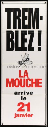 8y079 FLY French door panel '86 David Cronenberg, tremble at the sight of the giant insect!