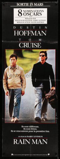 8y091 RAIN MAN French door panel '88 Tom Cruise & autistic Dustin Hoffman, Best Picture winner!