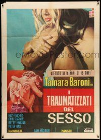8y560 I TRAUMATIZZATI DEL SESSO Italian 1p '70 Mos art of sexy Tamara Baroni, The Traumatized Sex!