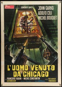 8y638 NIGHT OF THE EXECUTIONERS Italian 1p '73 Yves Boisset's Un conde, different art by Casaro!