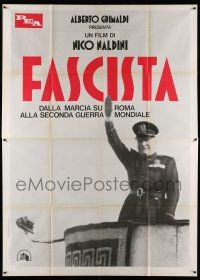 8y328 FASCISTA Italian 2p '74 Facist, image of Benito Mussolini saluting on balcony!