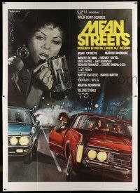 8y371 MEAN STREETS Italian 2p '75 Robert De Niro, Scorsese, completely different art by Crovato!