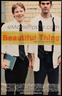8y117 BEAUTIFUL THING stage play WC '99 a new play, make your own kind of music!