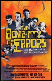 8y120 BOMB-ITTY OF ERRORS stage play WC '99 an add-rap-tation of Willy Shakespeare's comedy!