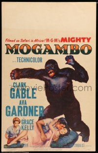 8y216 MOGAMBO WC '53 Clark Gable, Grace Kelly & Ava Gardner with giant ape in Africa!