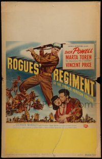 8y242 ROGUES' REGIMENT WC '48 great art of French Foreign Legion soldier Dick Powell!