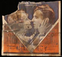8y281 TRUE HEAVEN WC '29 romantic art of George O'Brien & Lois Moran about to kiss in World War I!