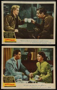 8z938 HOMECOMING 2 LCs '48 Clark Gable, Lana Turner, Anne Baxter & John Hodiak in World War II!