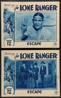 8z953 LONE RANGER 2 chapter 12 LCs '38 masked hero's first serial version, Escape!
