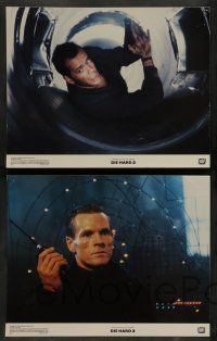 8z159 DIE HARD 2 8 color 11x14 stills '90 great images of tough guy Bruce Willis, Bedelia, Franz!