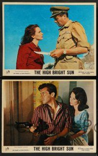 8z315 MCGUIRE GO HOME 8 English LCs '64 The High Bright Sun, Dirk Bogarde, Susan Strasberg!