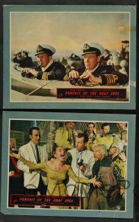8z743 PURSUIT OF THE GRAF SPEE 5 English LCs '57 Powell & Pressburger's Battle of the River Plate!