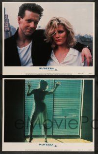 8z047 9 1/2 WEEKS 8 LCs '86 cool Mickey Rourke, super sexy images of Kim Basinger!