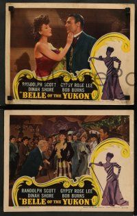 8z833 BELLE OF THE YUKON 3 LCs '44 Randolph Scott & sexy Gypsy Rose Lee!