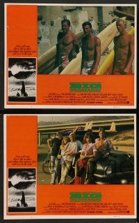 8z587 BIG WEDNESDAY 7 LCs '78 John Milius classic surfing movie, great images of surfers!