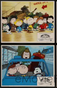 8z098 BON VOYAGE CHARLIE BROWN 8 int'l LCs '80 Peanuts, Snoopy, Charles M. Schulz cartoon!