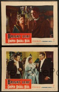 8z703 BRIGHT LEAF 5 LCs '50 Gary Cooper, Lauren Bacall, Patricia Neal, directed by Michael Curtiz!