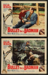 8z110 BULLET FOR A BADMAN 8 LCs '64 cowboy Audie Murphy is framed for murder by Darren McGavin!