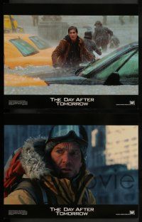 8z019 DAY AFTER TOMORROW 10 LCs '04 Jake Gyllenhaal, Dennis Quaid, disaster scenes!