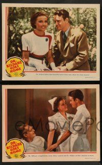 8z710 DR. KILDARE GOES HOME 5 LCs '40 artwork of medical Lew Ayres, Lionel Barrymore, Laraine Day!