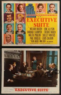 8z174 EXECUTIVE SUITE 8 LCs '54 William Holden, Barbara Stanwyck, Fredric March, June Allyson!