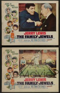 8z792 FAMILY JEWELS 4 LCs '65 Jerry Lewis is seven times nuttier in seven roles, wacky images!