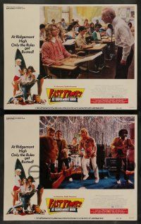 8z179 FAST TIMES AT RIDGEMONT HIGH 8 LCs '82 Sean Penn as Spicoli, sexy Phoebe Cates, classic!