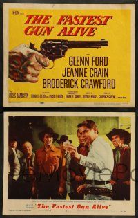 8z180 FASTEST GUN ALIVE 8 LCs '56 Glenn Ford, Jeanne Crain, Broderick Crawford!