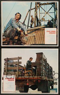 8z188 FIVE EASY PIECES 8 int'l LCs '70 great close up of Jack Nicholson between Struthers & MacGuire
