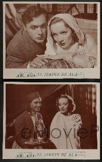 8z793 GARDEN OF ALLAH 4 Spanish/U.S. export LCs R80s cool images of Marlene Dietrich, Charles Boyer!
