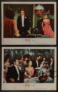 8z718 GIGI 5 LCs '58 pretty Leslie Caron, Louis Jourdan, Best Director & Best Picture winner!