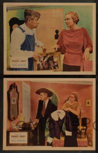 8z797 HANDY ANDY 4 LCs '34 Peggy Wood, Will Rogers is a small town druggist whose wife wants better!
