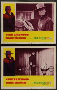 8z219 HANG 'EM HIGH 8 LCs '68 Clint Eastwood, they hung the wrong man & didn't finish the job!