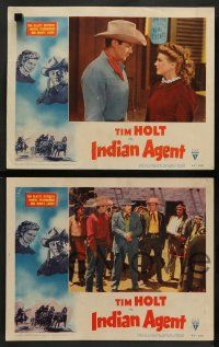 8z803 INDIAN AGENT 4 LCs '48 cowboy Tim Holt goes into action on the Native Americans' side!