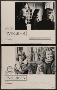 8z250 INTERIORS 8 LCs '78 Diane Keaton, Mary Beth Hurt, E.G. Marshall, directed by Woody Allen!