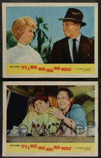 8z254 IT'S A MAD, MAD, MAD, MAD WORLD 8 LCs '64 Mickey Rooney, Spencer Tracy, many top stars!