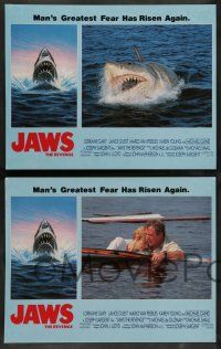 8z256 JAWS: THE REVENGE 8 LCs '87 Lorraine Gary, Mario Van Peebles, Michael Caine, Lance Guest!