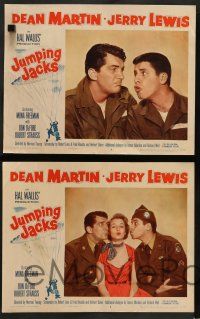 8z265 JUMPING JACKS 8 LCs '52 great images of Army paratroopers Dean Martin & Jerry Lewis!