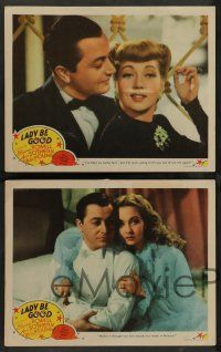 8z604 LADY BE GOOD 7 LCs '41 Rose Hobart watches Ann Sothern & Robert Young argue!