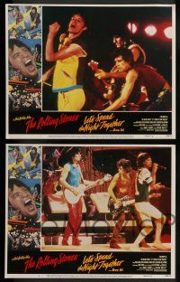 8z607 LET'S SPEND THE NIGHT TOGETHER 7 LCs '83 great images of Mick Jagger & The Rolling Stones!