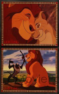 8z290 LION KING 8 LCs '94 classic Disney cartoon set in Africa, great images!
