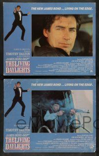 8z293 LIVING DAYLIGHTS 8 LCs '87 most dangerous Timothy Dalton as super spy James Bond 007!