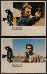 8z303 MAGNUM FORCE 8 LCs '73 Clint Eastwood as toughest cop Dirty Harry with his huge gun!