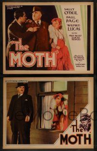 8z332 MOTH 8 LCs '34 great images of pretty Sally O'Neil, Paul Page, Wilfredo Lucas!