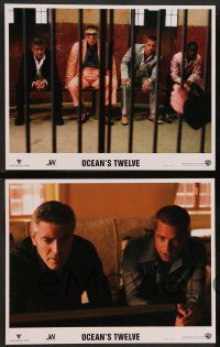 8z681 OCEAN'S TWELVE 6 LCs '04 Brad Pitt, George Clooney, Matt Damon, Julia Roberts!