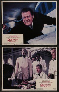 8z357 OCTOPUSSY 8 LCs '83 Roger Moore as James Bond 007, Maud Adams, Louis Jourdan