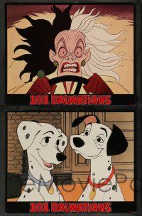 8z361 ONE HUNDRED & ONE DALMATIANS 8 LCs R91 most classic Walt Disney canine family cartoon!